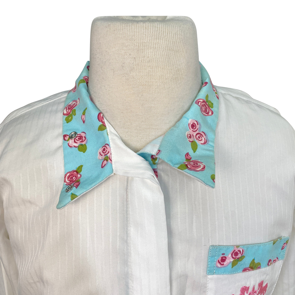 Equine Couture Bindia Show Shirt in White/Floral