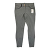 Equisite 'Lucille' Extended Leg Breeches in Grey