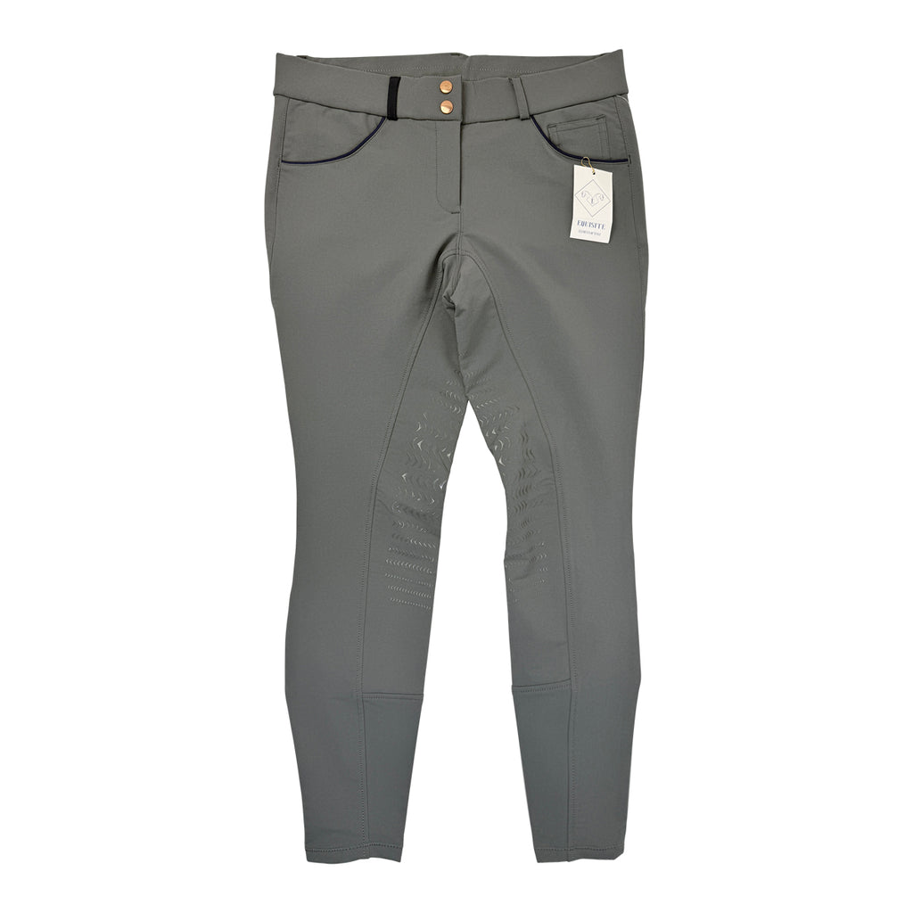 Equisite 'Lucille' Extended Leg Breeches in Grey