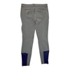 Equisite 'Lucille' Extended Leg Breeches in Grey