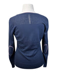 RJ Classics 'Natalie' V-Neck Sweater in Navy