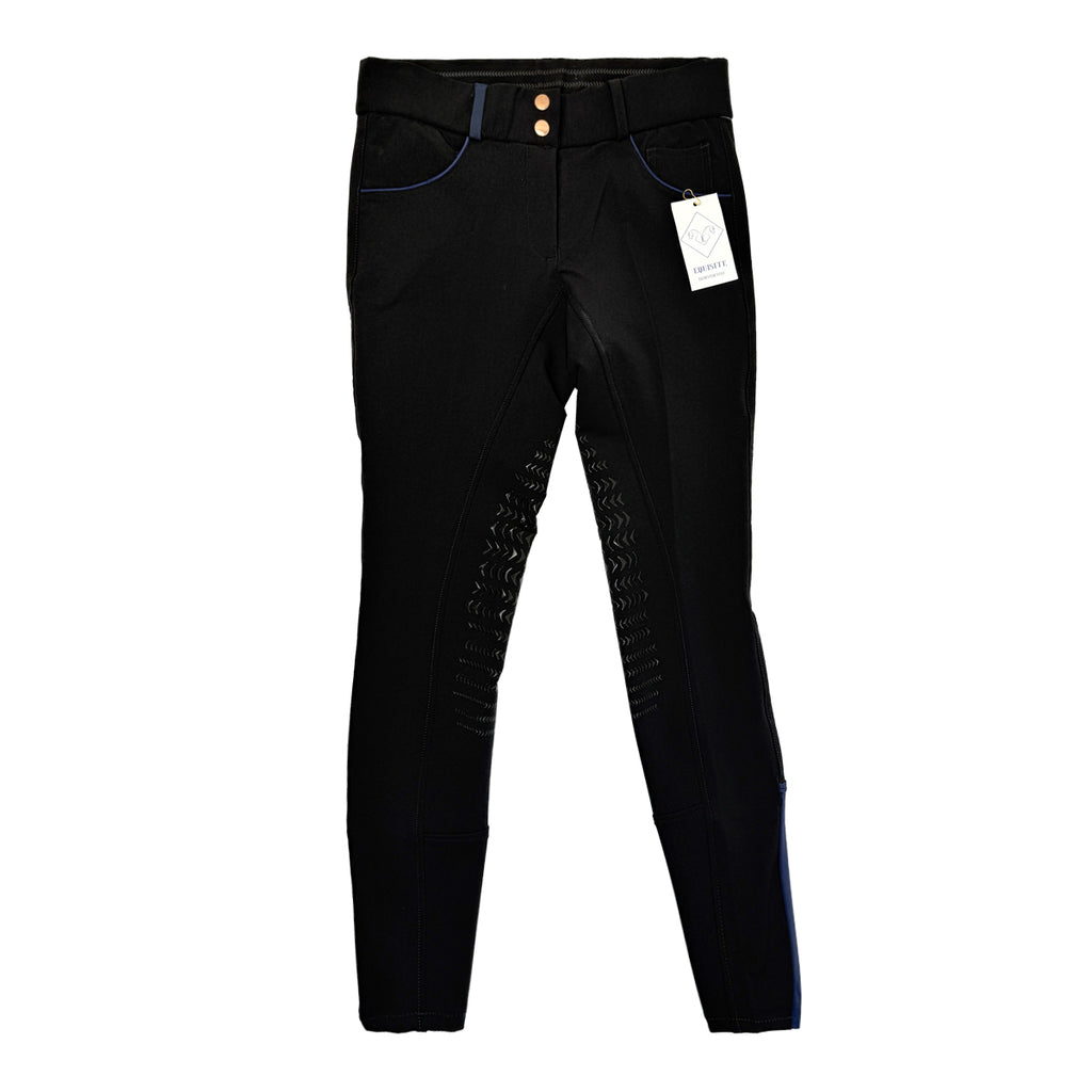 Equisite 'Lucille' Extended Leg Breeches in Black