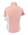 Equine Couture 'Cara' Short Sleeve Shirt in Baby Pink - Children's Small
