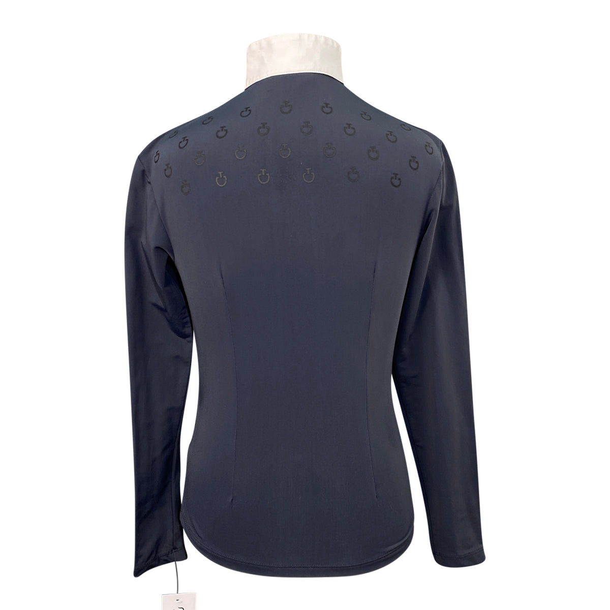 Cavalleria Toscana Kids Long Sleeve Competition Shirt in Navy