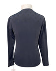 Cavalleria Toscana Kids Long Sleeve Competition Shirt in Navy