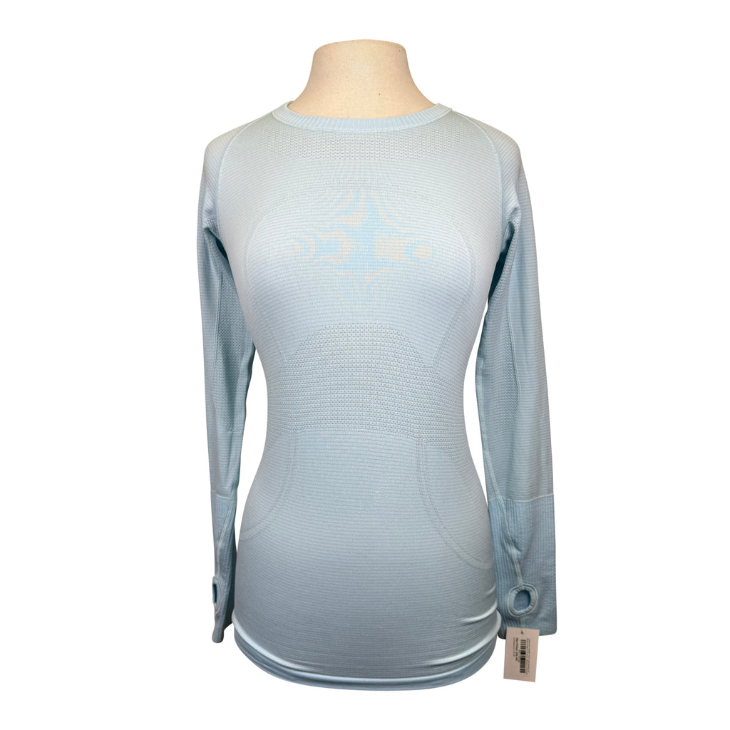 Lululemon 'Swiftly' Tech Long Sleeve 2.0 Waist Length in Ice Blue