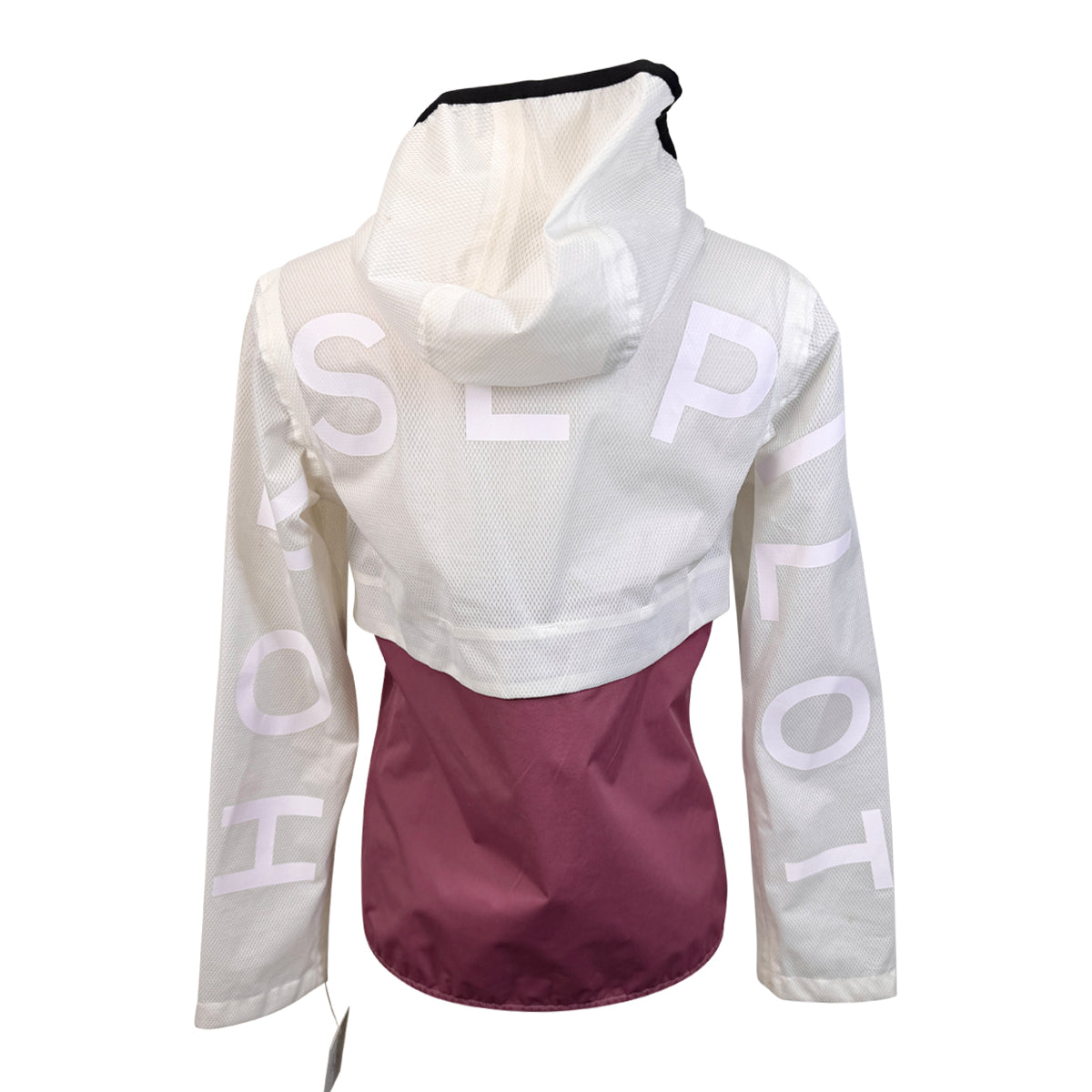 Horse Pilot Rainfree Jacket in White/Pink