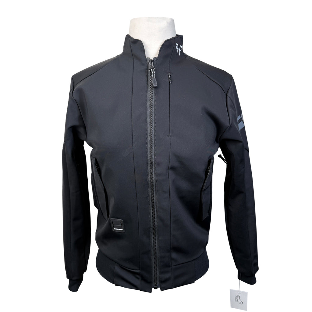 Horse Pilot Bomber Softshell Jacket in Black