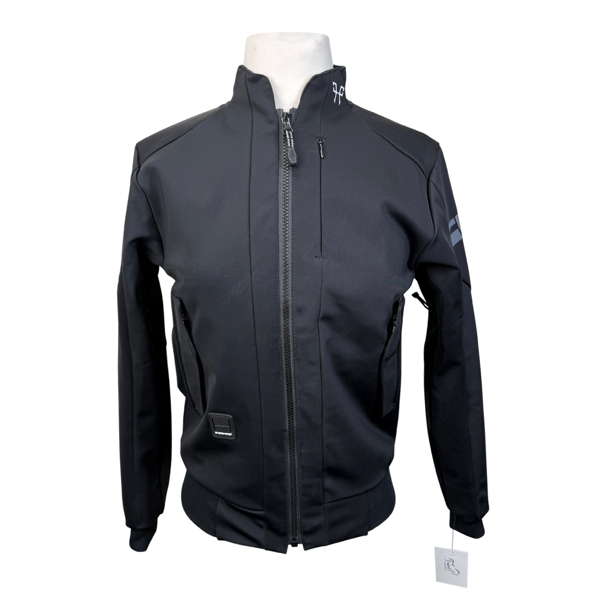 Horse Pilot Bomber Softshell Jacket in Black