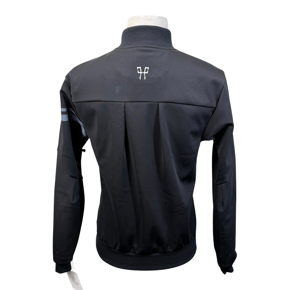 Horse Pilot Bomber Softshell Jacket in Black