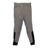 Dover Saddlery 'Wellesley' Full Seat Breech in Grey/Orange Piping 