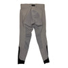Dover Saddlery 'Wellesley' Full Seat Breech in Grey/Orange Piping 