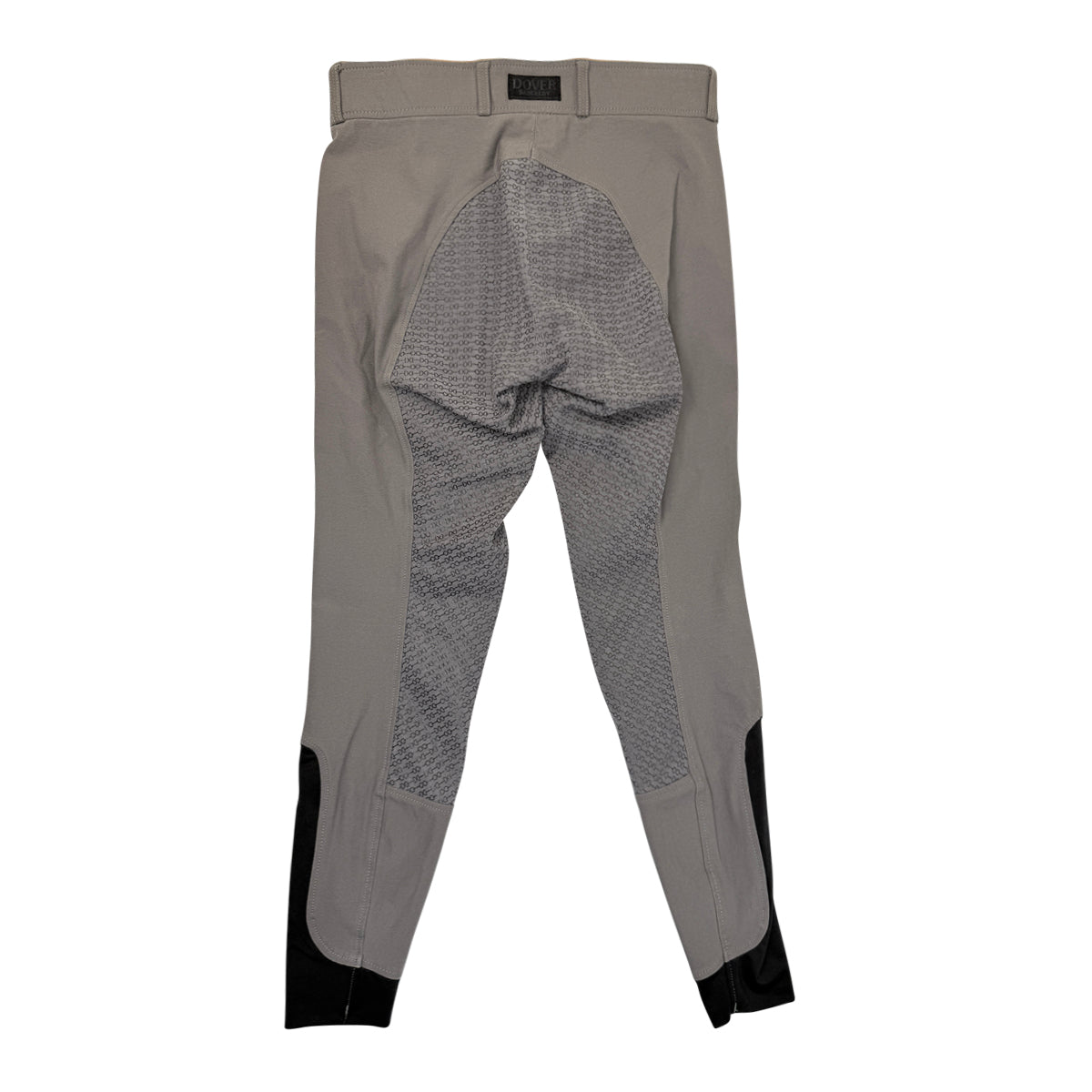Dover Saddlery 'Wellesley' Full Seat Breech in Grey/Orange Piping 