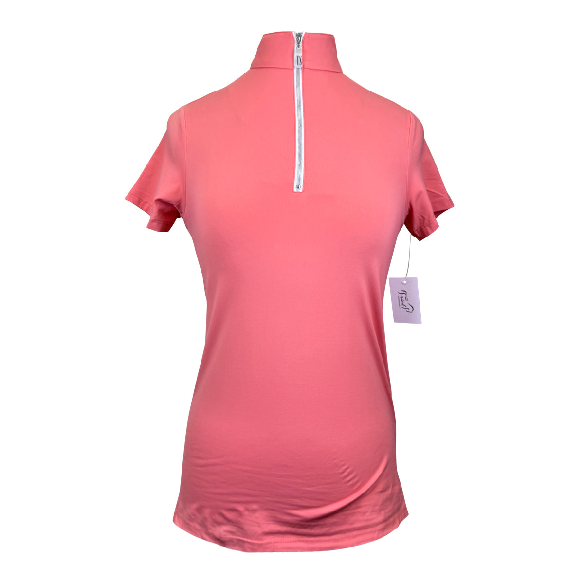 Tailored Sportsman Short Sleeve Ice Fil Shirt in Neon Pink