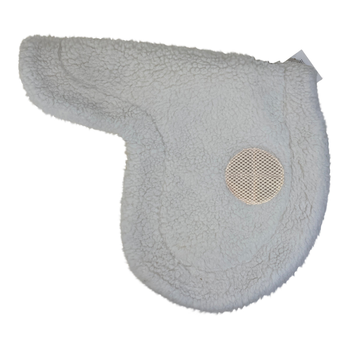 Wilker's 'Cling-On' Fleece Saddle Pad in White