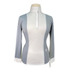 Essex Classics 'Luna Performance' Show Shirt in Grey Paisley