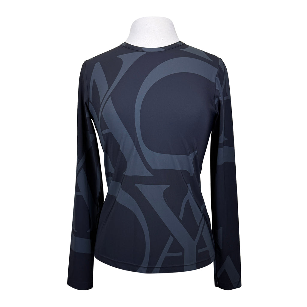 Yagya Monogram Long Sleeve Shirt in Black