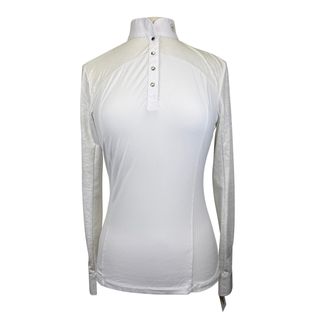 Ariat 'Bellatrix' Long Sleeve Show Shirt in White