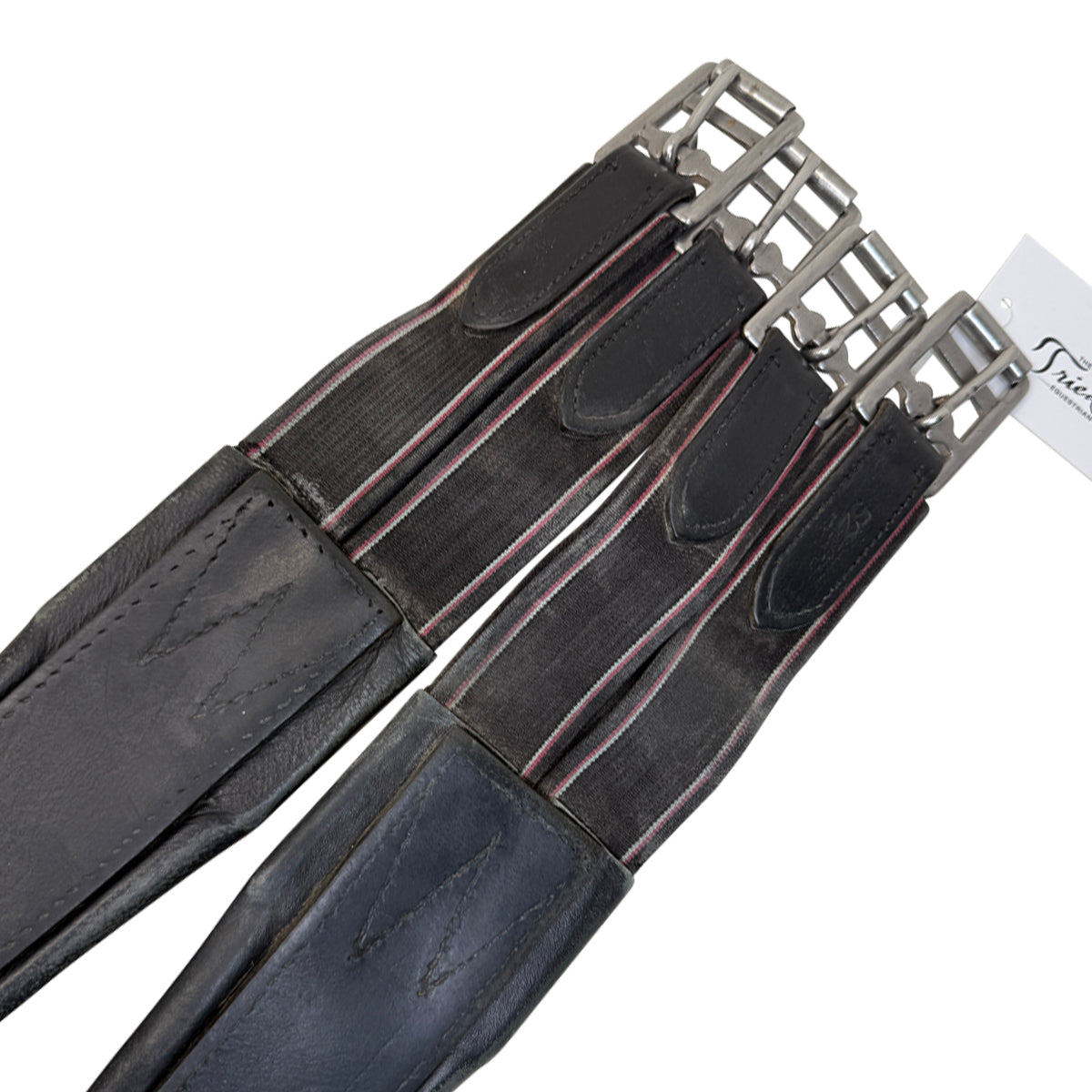 Leather Girth in Black 