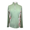 Dapple Bay 'Grace' LS 1/4 Zip Shirt in Sage