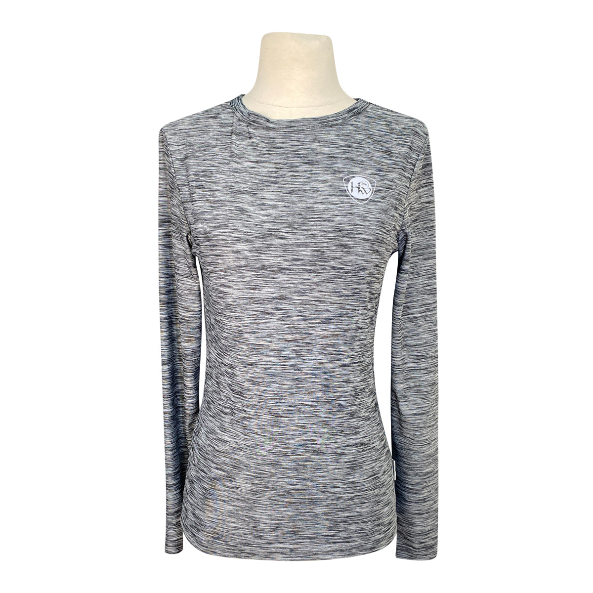Horseware Crewneck Base Layer in Heathered Grey