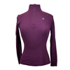 Ariat 'Cadence' Wool 1/4 Zip Sweater in Burgundy
