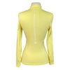 Back of Equestrian Stockholm 'Vision' Top in Lemon
