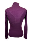 Ariat 'Cadence' Wool 1/4 Zip Sweater in Burgundy