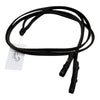 Plain Leather Curb Reins in Black