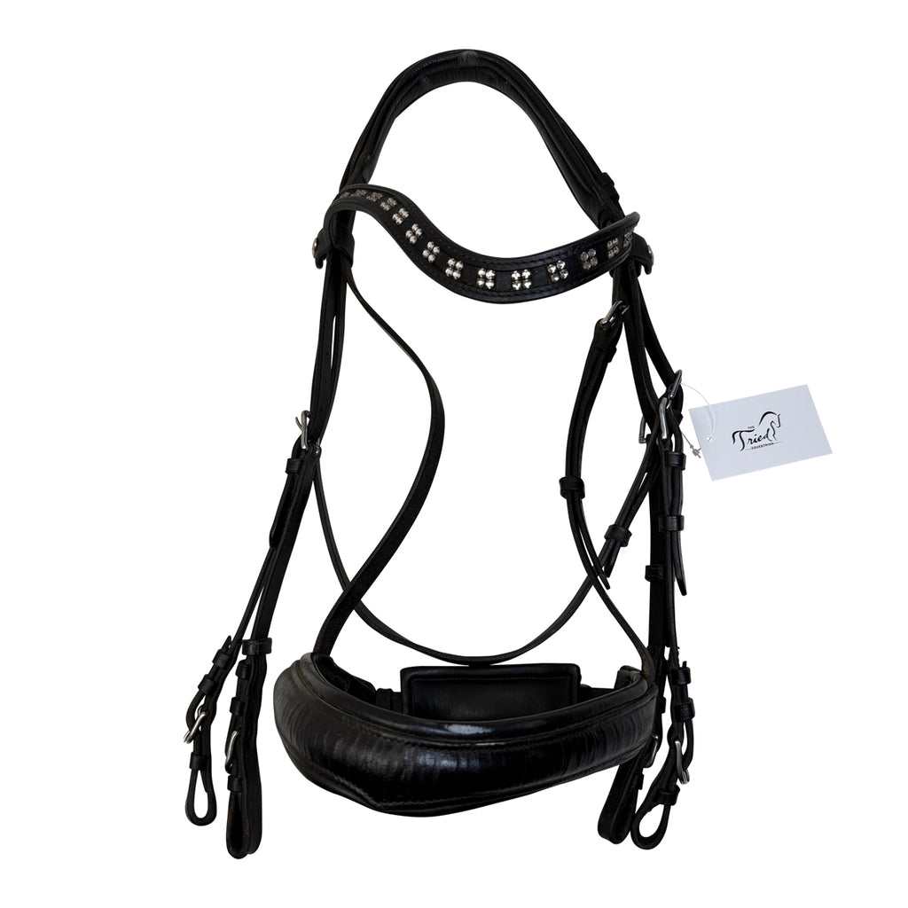 Crank Double Bridle in Black