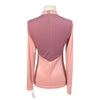 Asmar Equestrian 'Angela' 1/4 Zip Sun Shirt in Purple/Pink - Women's XS