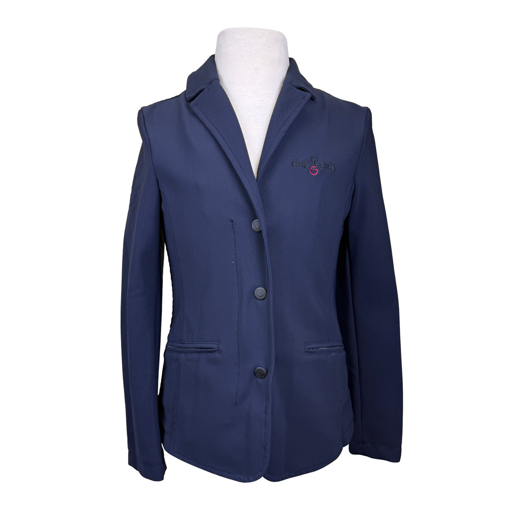 Cavalleria Toscana Tech Knit Zip Show Jacket in Navy