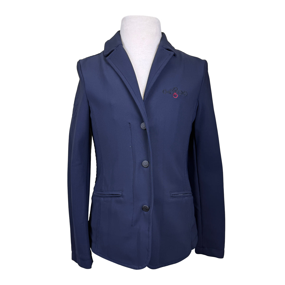 Cavalleria Toscana Tech Knit Zip Show Jacket in Navy