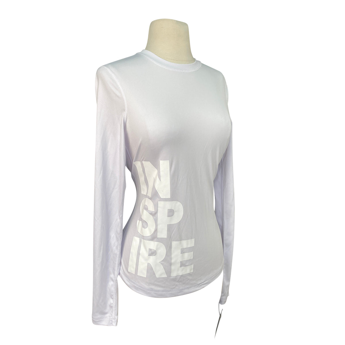 Front of Asmar Equestrian 'Inspire' Tee in Off-White - Women's XS