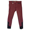 Espoir 'Inspire' Bamboo Knee Patch Breeches in Burgundy