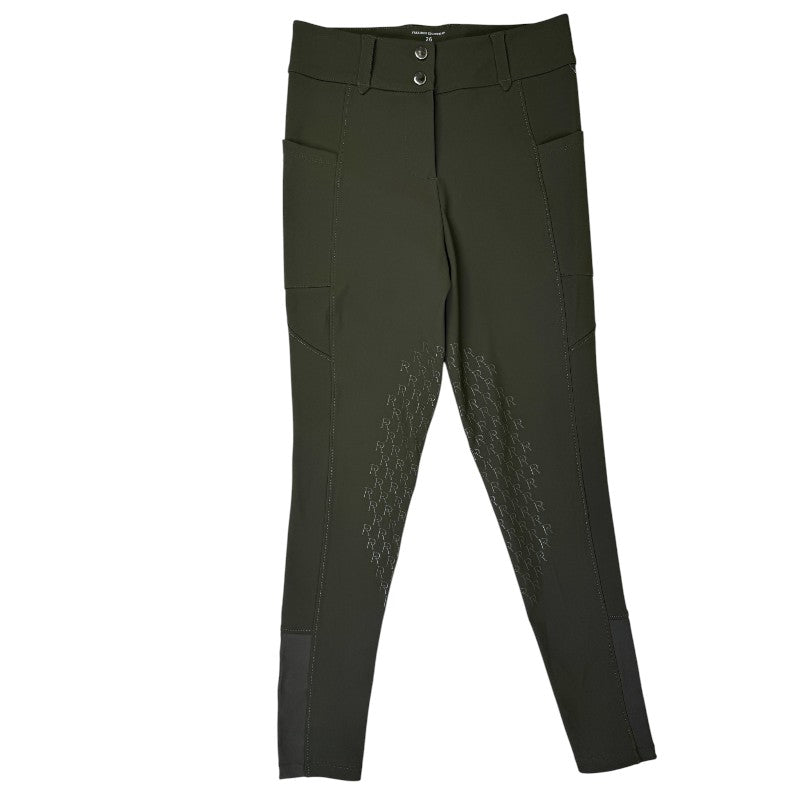 Free Ride Pro 2.0 Knee Patch Breeches in Olive