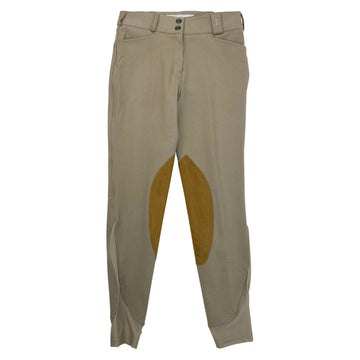 Tredstep Solo Knee Patch Breeches in Tan
