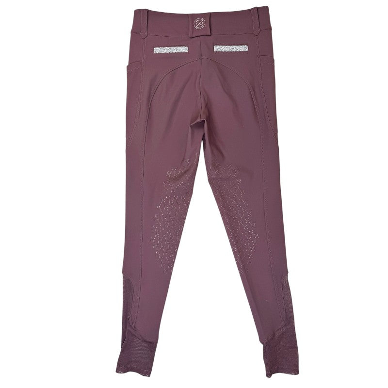 Free Ride Pro 2.0 Knee Patch Breeches in Burgundy