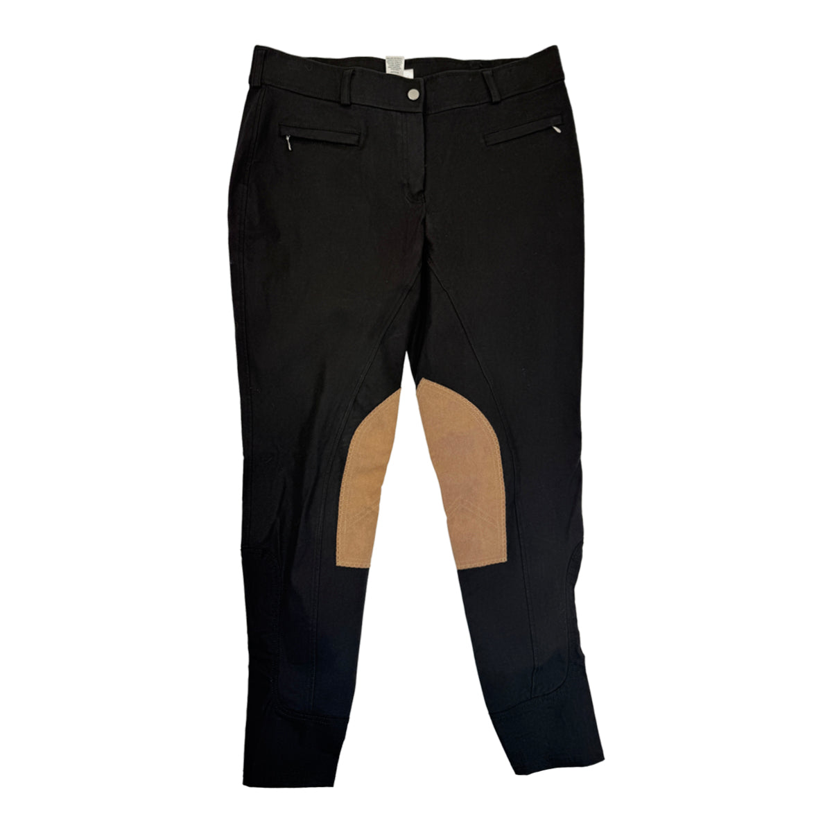Dover Saddlery Knee Patch Breeches in Black