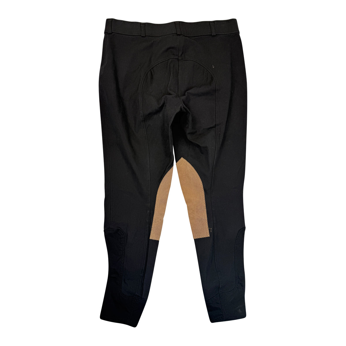 Dover Saddlery Knee Patch Breeches in Black