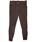 Schockemohle 'Carina' Grip' Full Seat Breech in Coffee