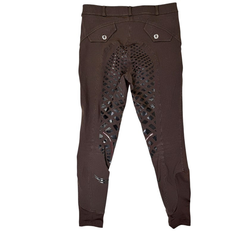 Schockemohle 'Carina' Grip' Full Seat Breech in Coffee
