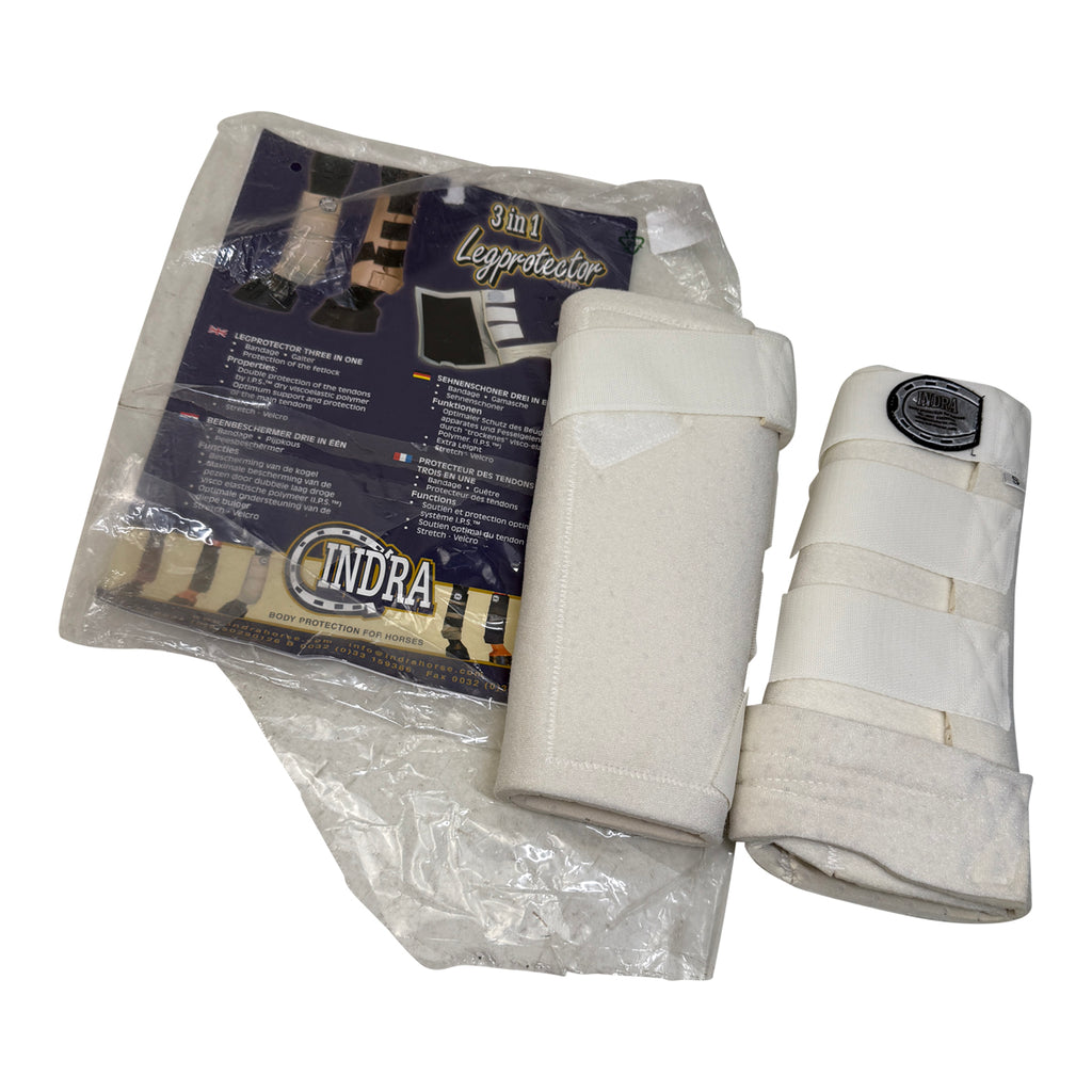 Indra Horse Leg Protectors Elite in White