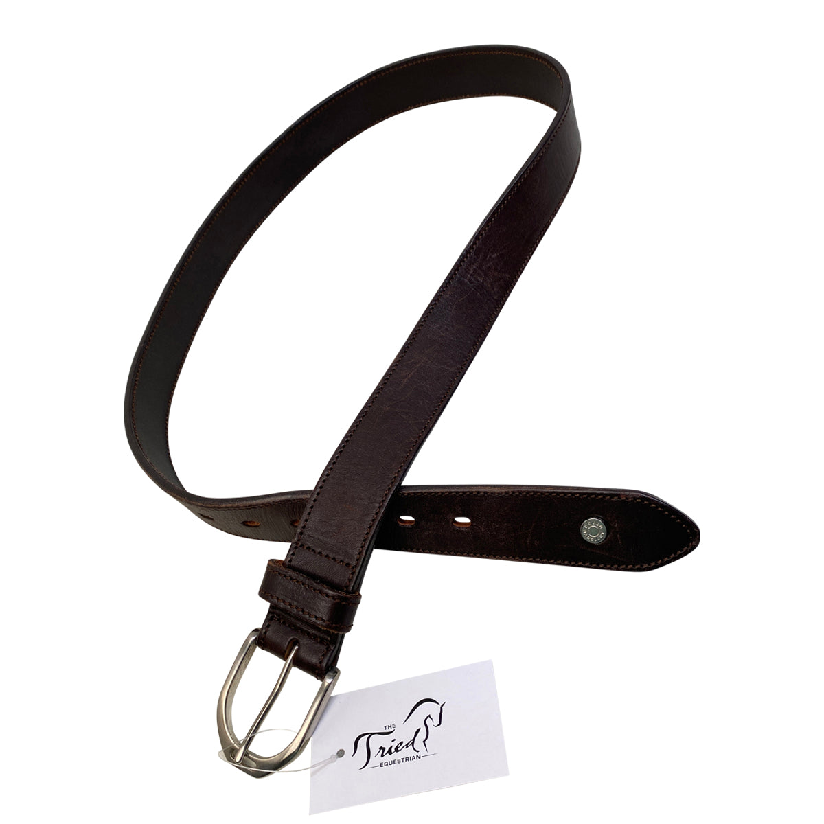 Dover Saddlery Stirrup Leather Belt in Espresso