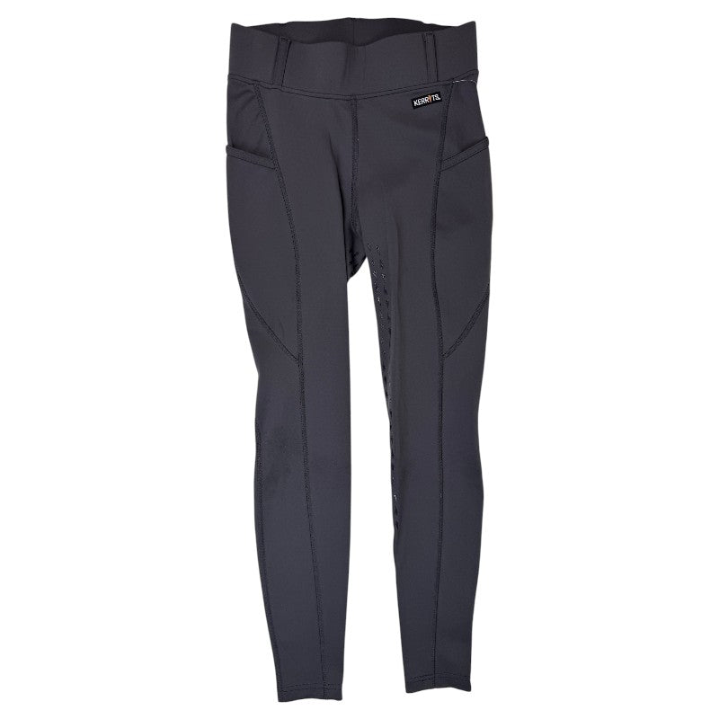 Kerrits Coolcore Silicone Full Leg Tights in Carbon