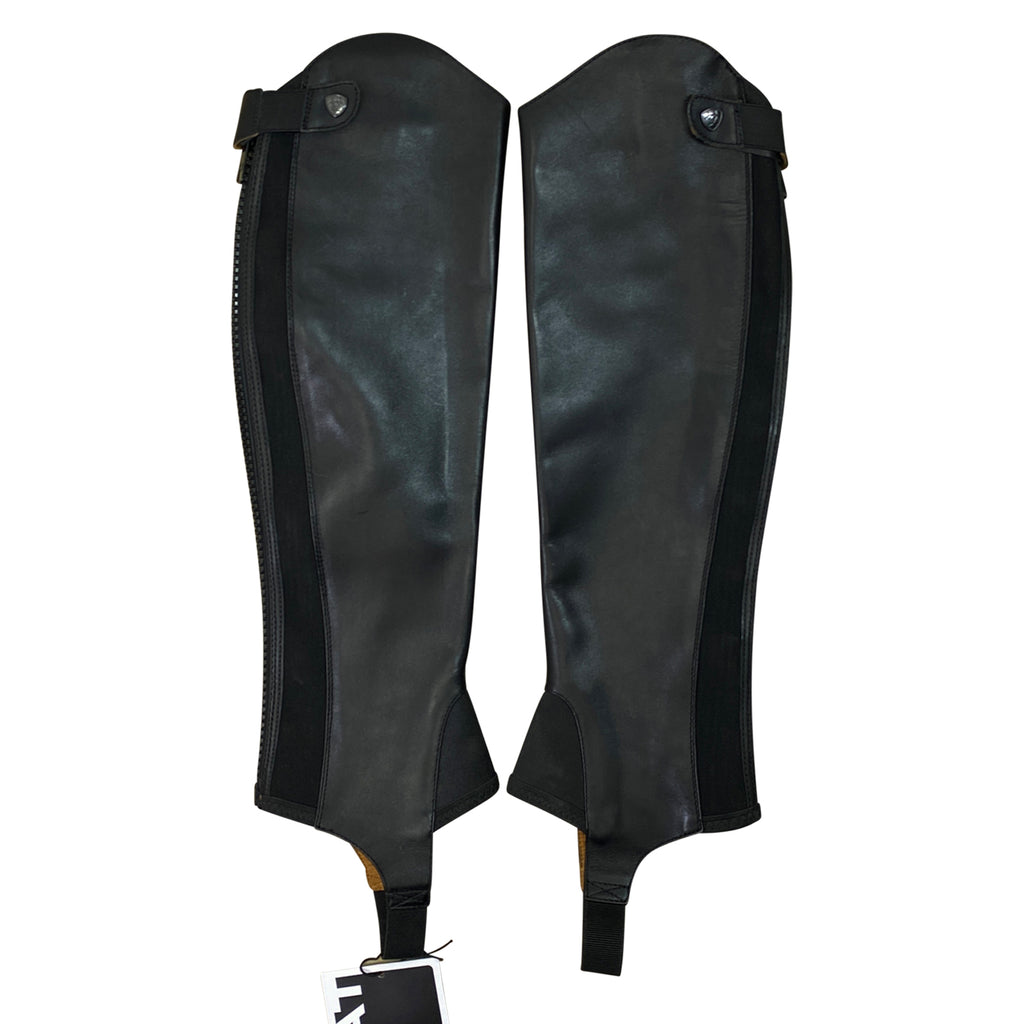 Ariat Close Contour Half Chap in Black - Women's SM