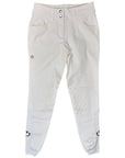 Cavalleria Toscana 'American' High Rise Jumping Breeches in Whit