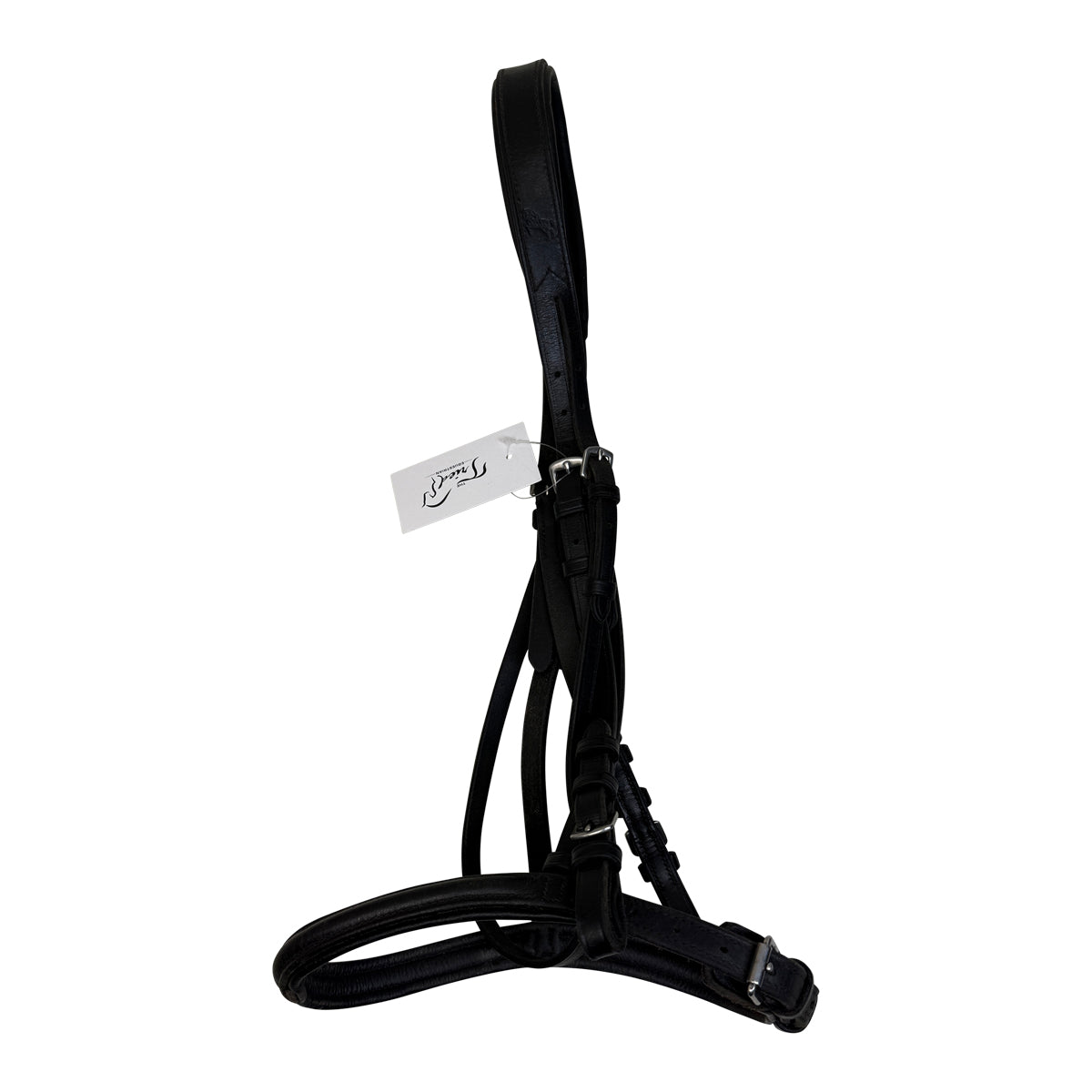 Bobby&#39;s Signature Series Monocrown Snaffle Bridle in Black