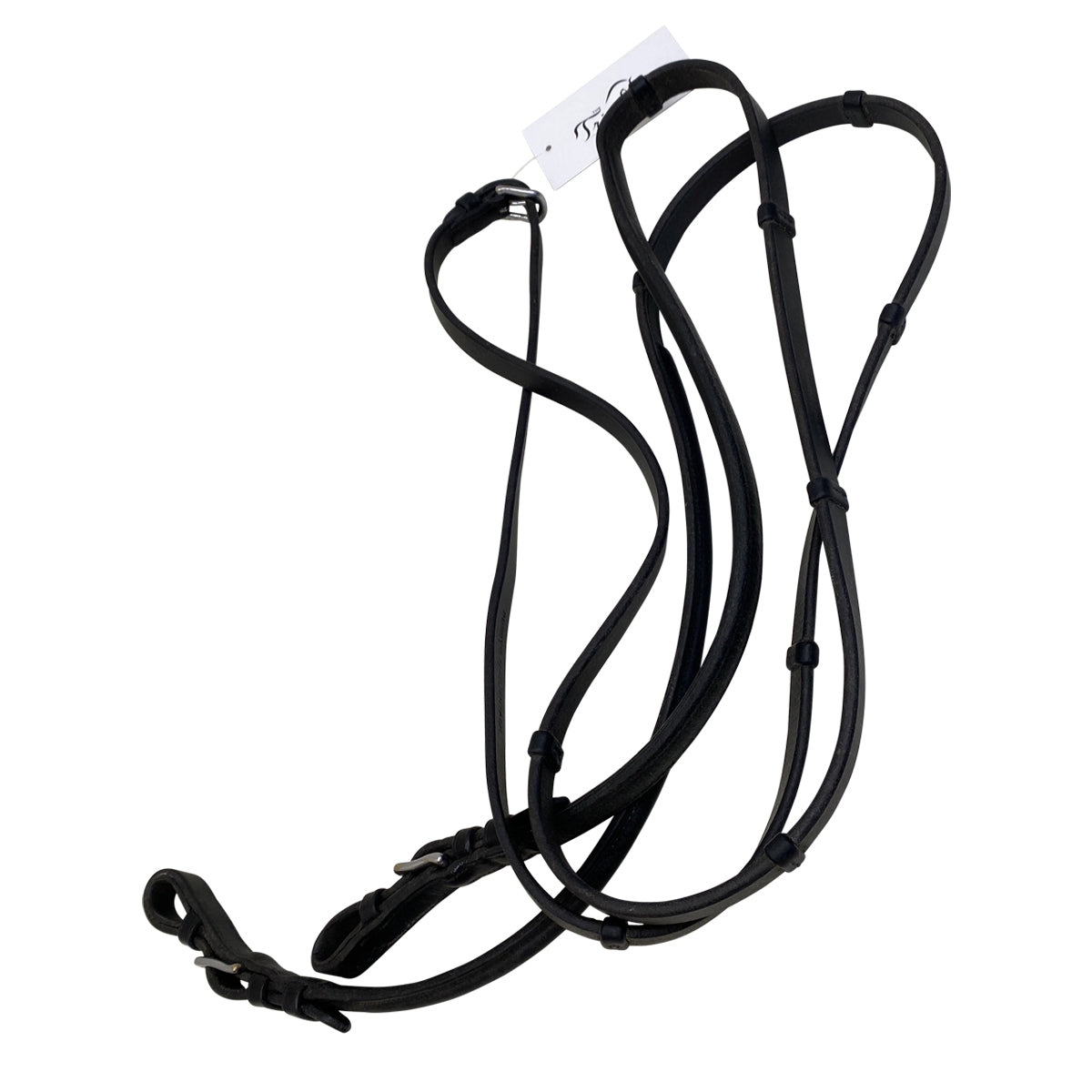 Leather Reins With Rubber Grips - Equiline America