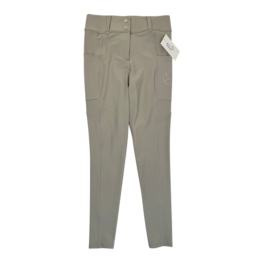 Free Ride Equestrian 'Lux' Knee Patch Breeches in Tan 